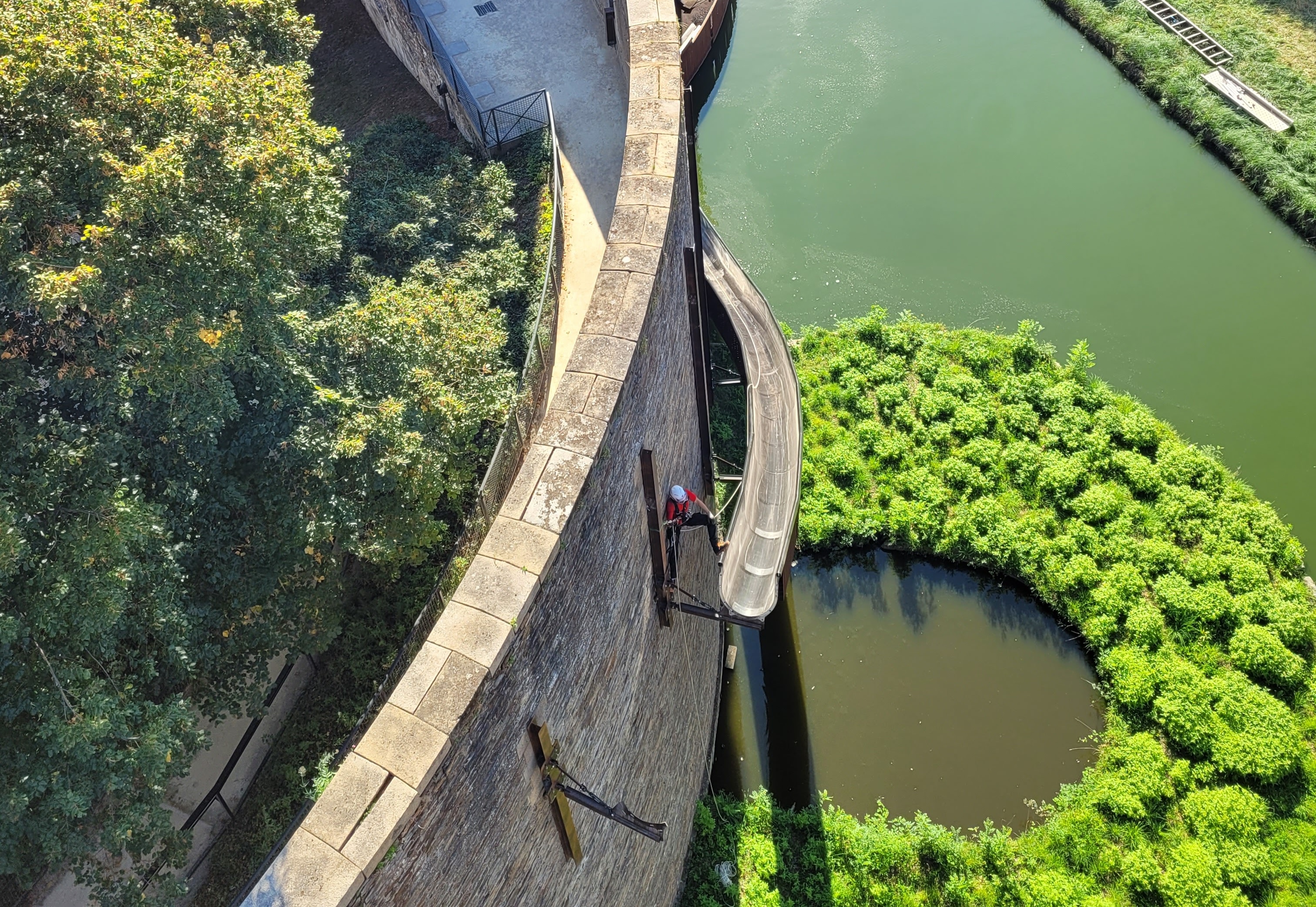 image toboggan château de Nantes